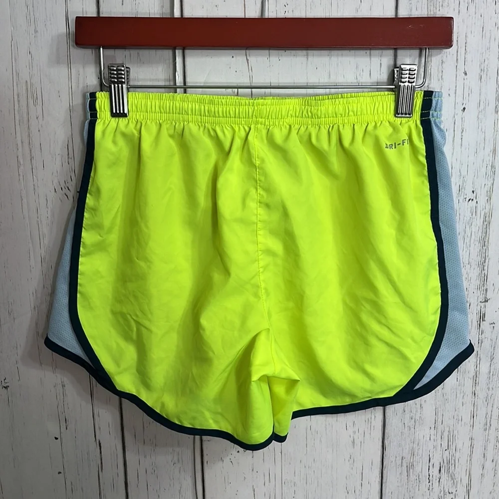 Nike Dri Fit 2 Piece Bundle Running Shorts Black Neon Yellow Size Small